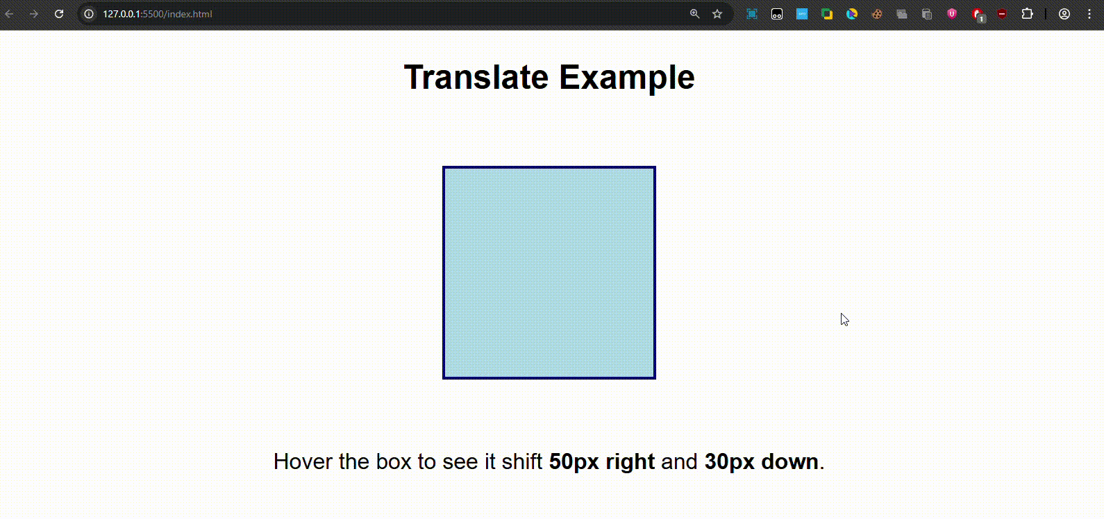 translate example