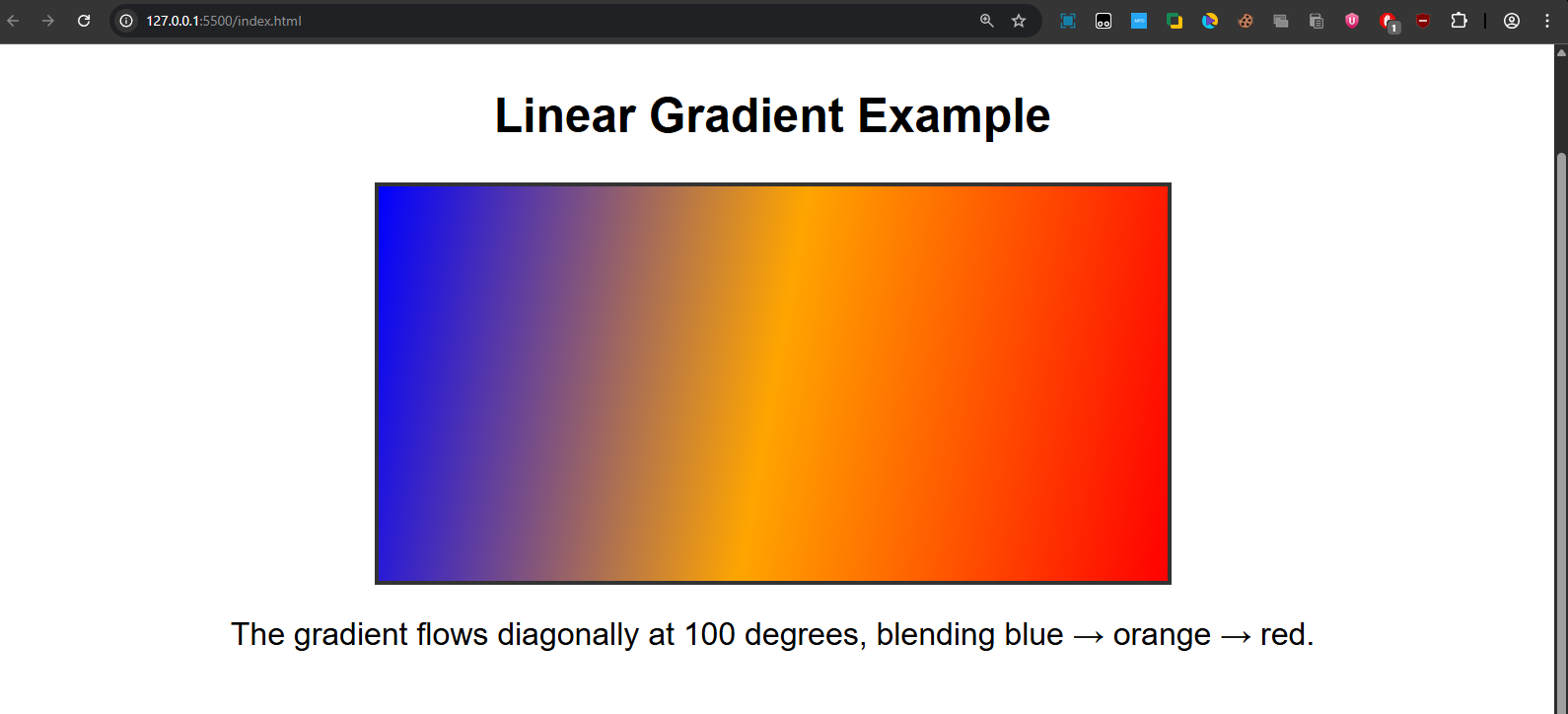 linear gradient