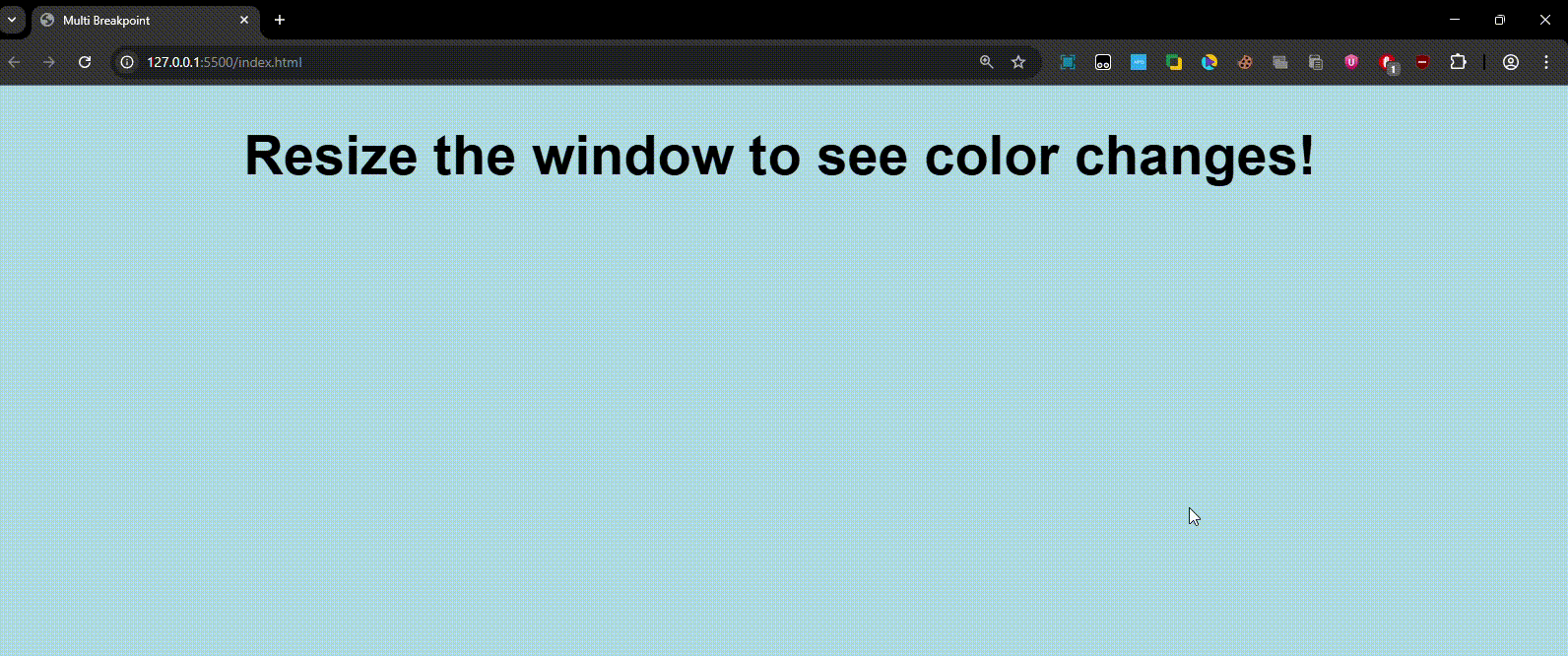 media query example