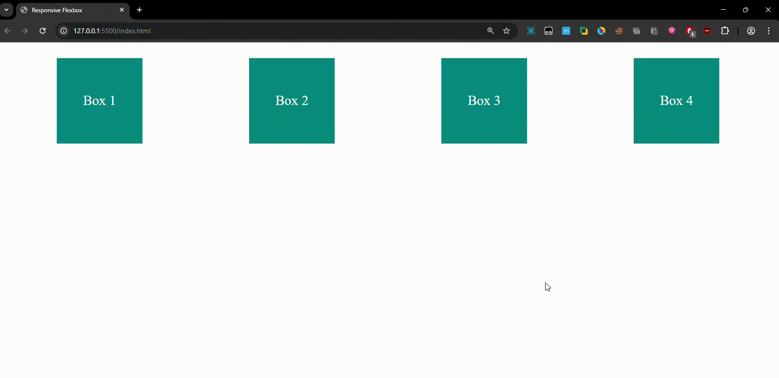 responsive flex layout