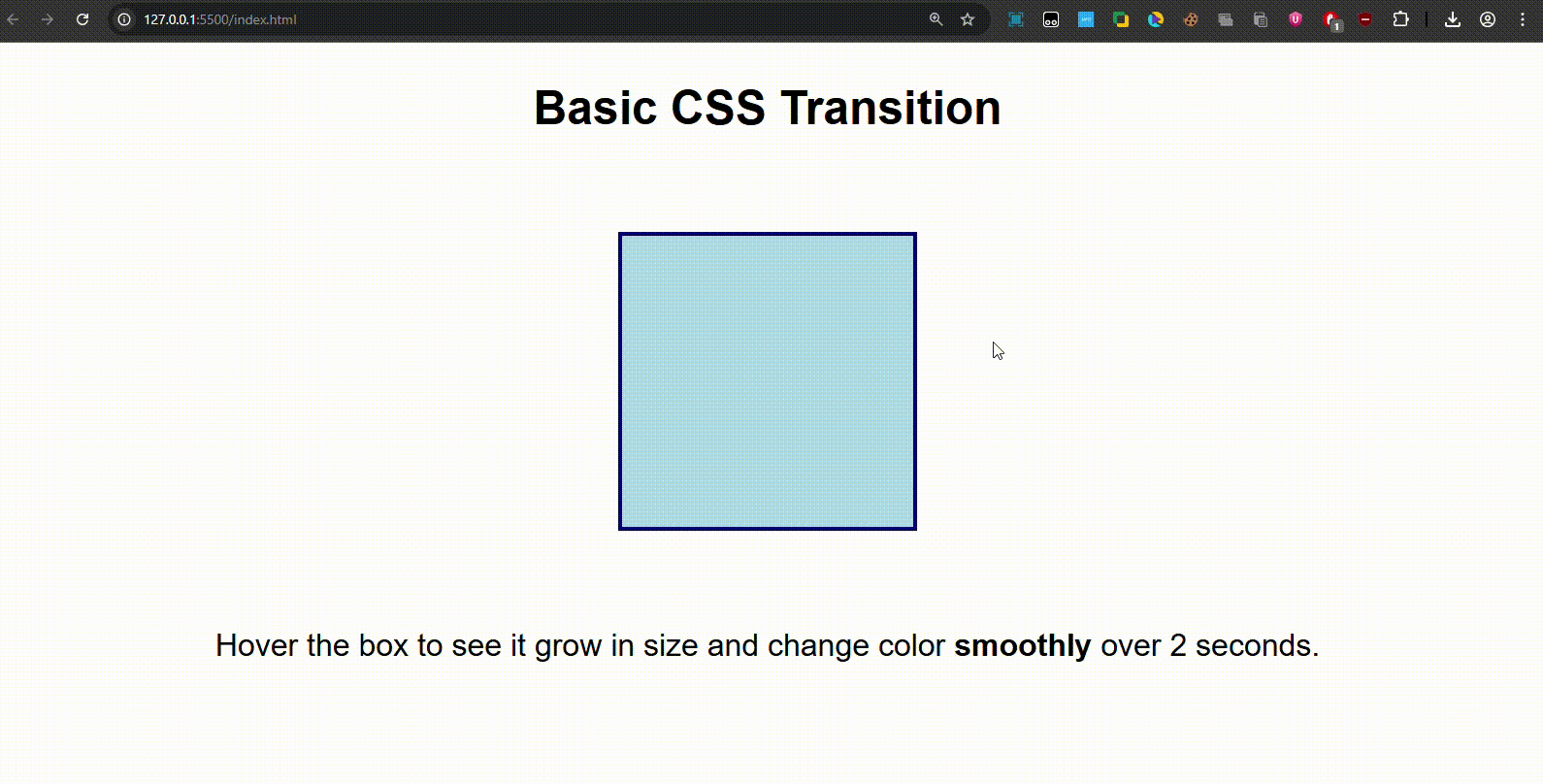 basic transition